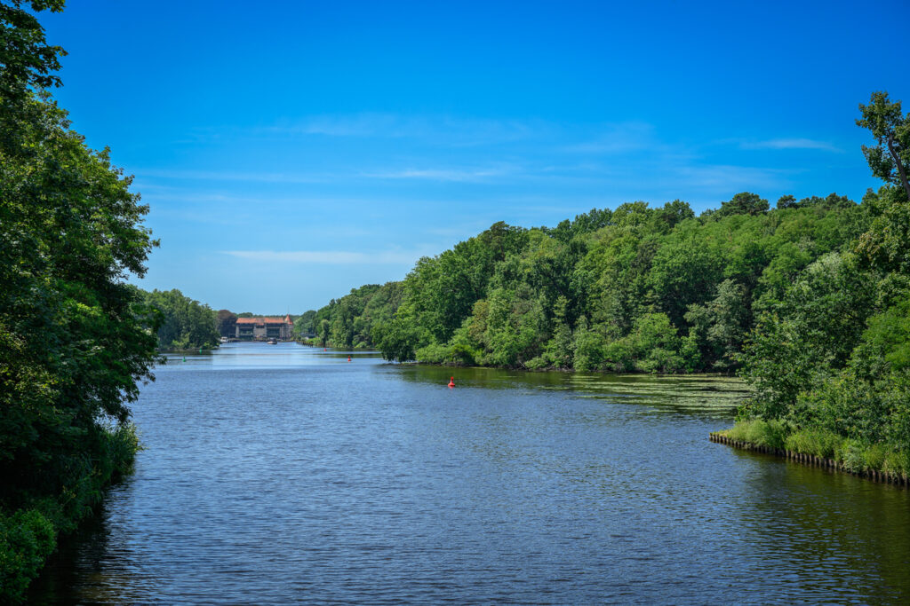 blick auf machnower see